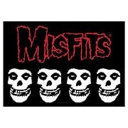 Misfits Multiple Classic Skull Fabric Poster Wall Hanging
